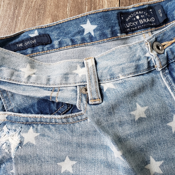 Lucky Brand Star Cut Off Shorts - Picture 4 of 11
